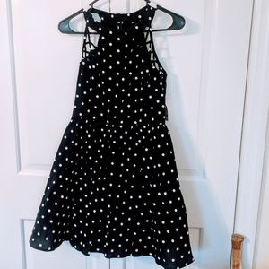 NWT Black White Polka Dot Charlotte Russe Dress